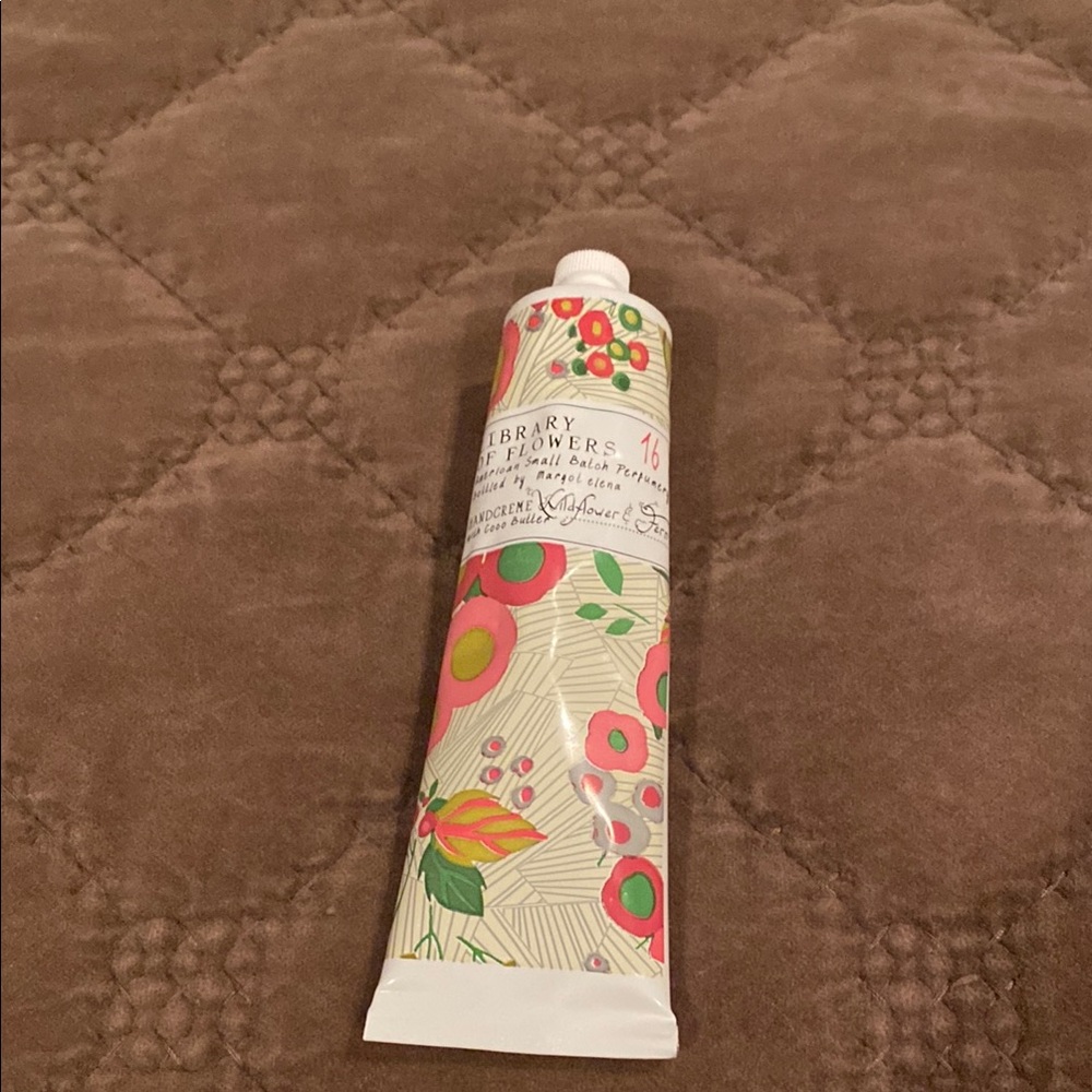 Library of Flowers Floral Hand Cream Tube